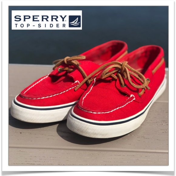 Sperry Shoes - Red Sperry Top Siders
